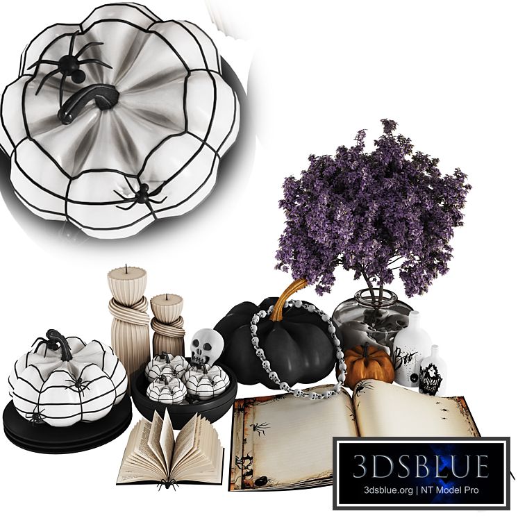 Halloween Ghost and skull Decorative Set 06