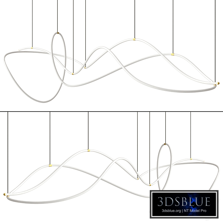 Line Art Geometry Chandelier