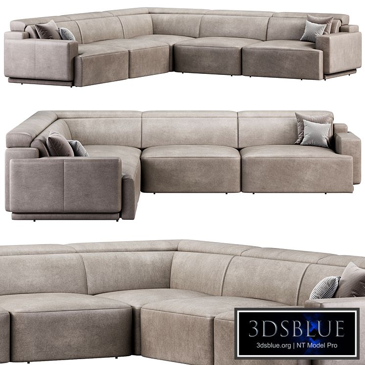 Iago Modular corner Sofa by Natuzzi