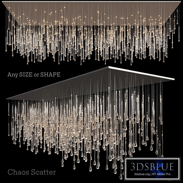 Chandelier based on the Studia 54 prototype _ customizable