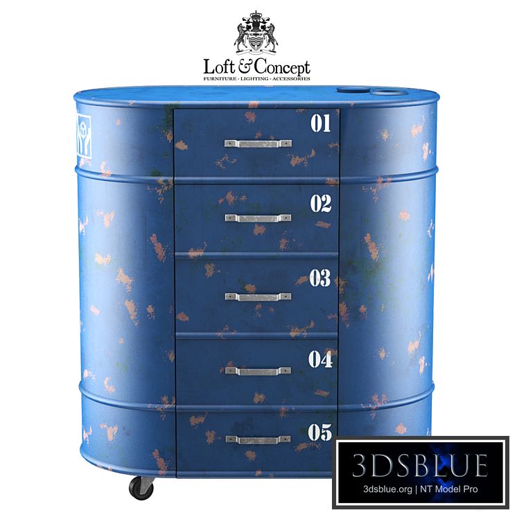 Stand on wheels Loft Vintage