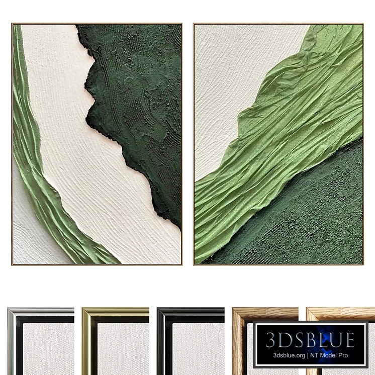 Plaster Two Photo Frame D-580