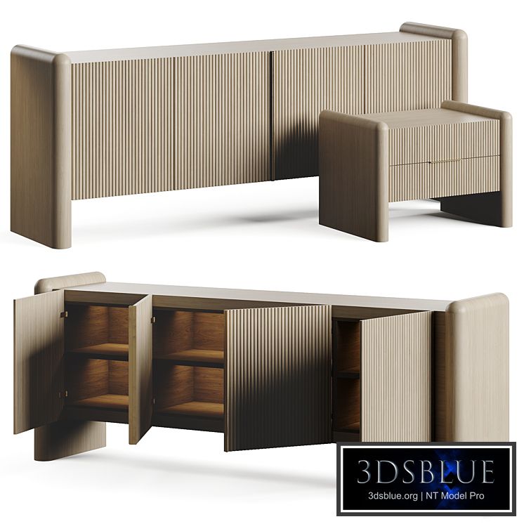 Carlyle Collective ELEMENTS 6.1 WOOD CREDENZA