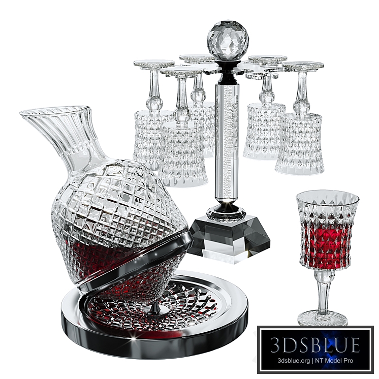 Luxury rotating wine decanter