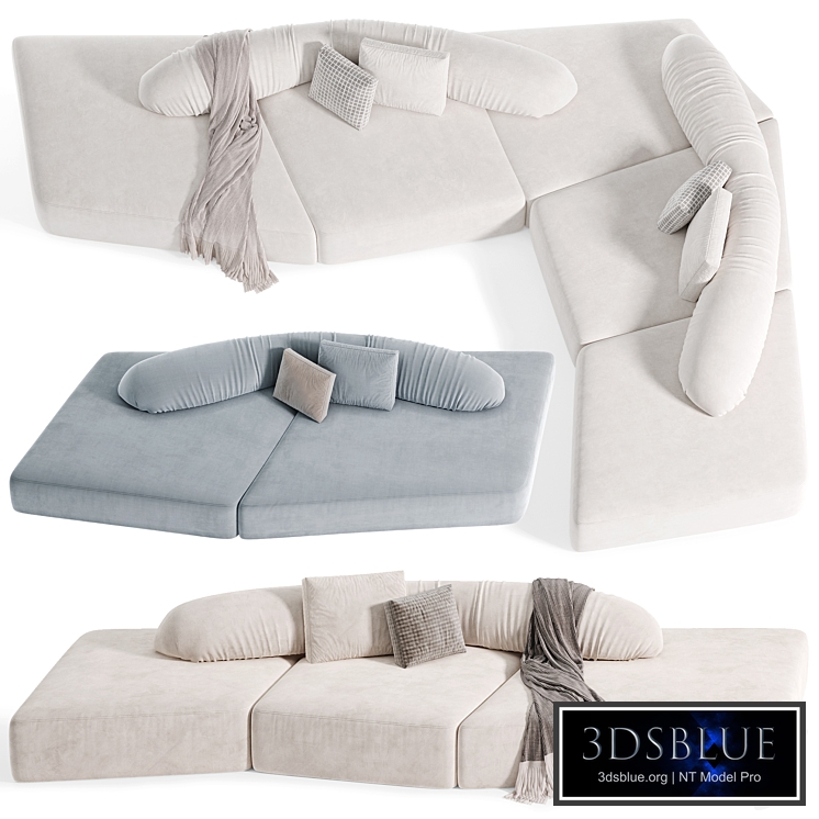 HELEN Modular Sofa On The Rocks EDRA By Artipieces