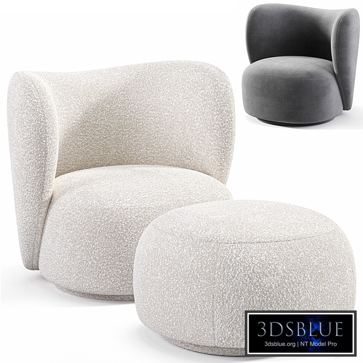 Rico Lounge Chair Boucle