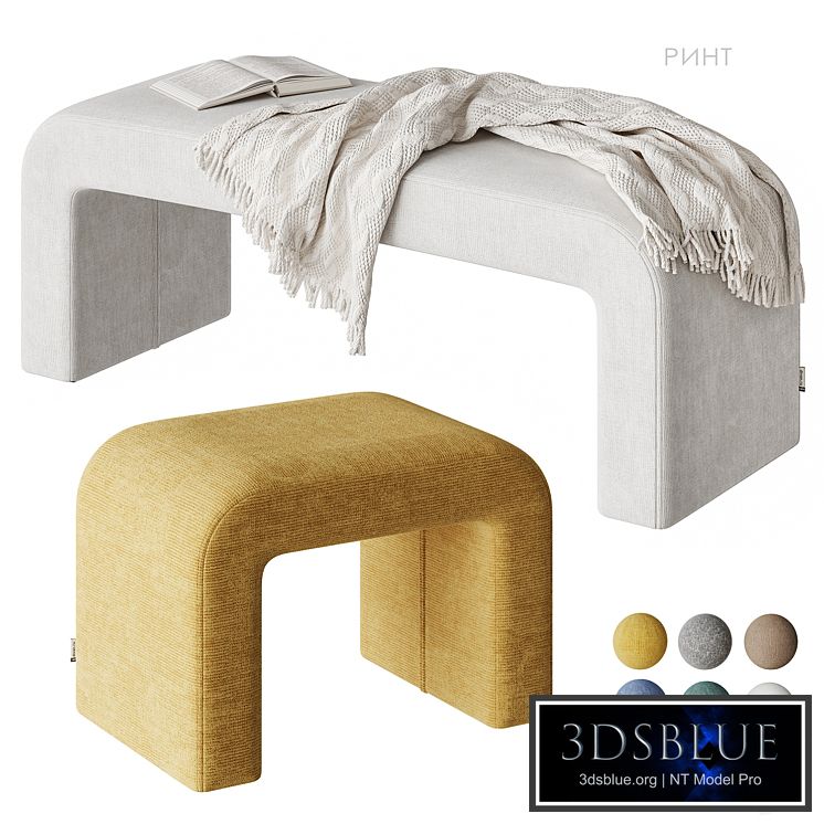 Rint pouf bench divan.ru