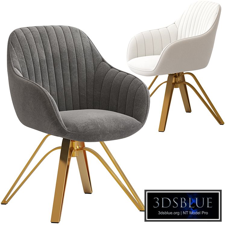 Art Leon Mid Century Modern Swivel Accent Chair