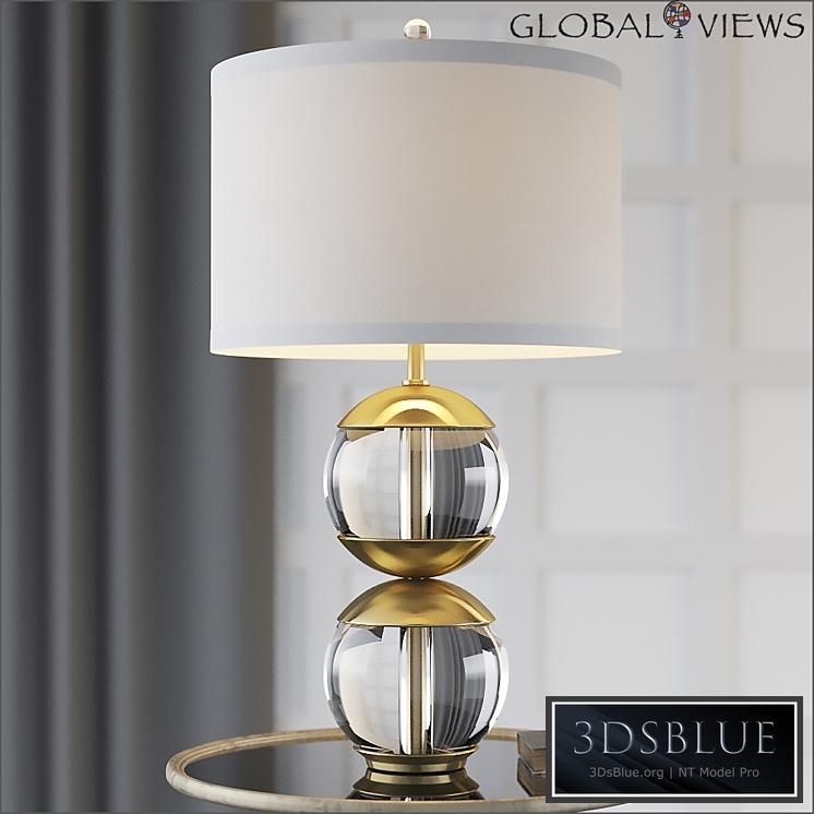 Global Views Capped Table Lamp