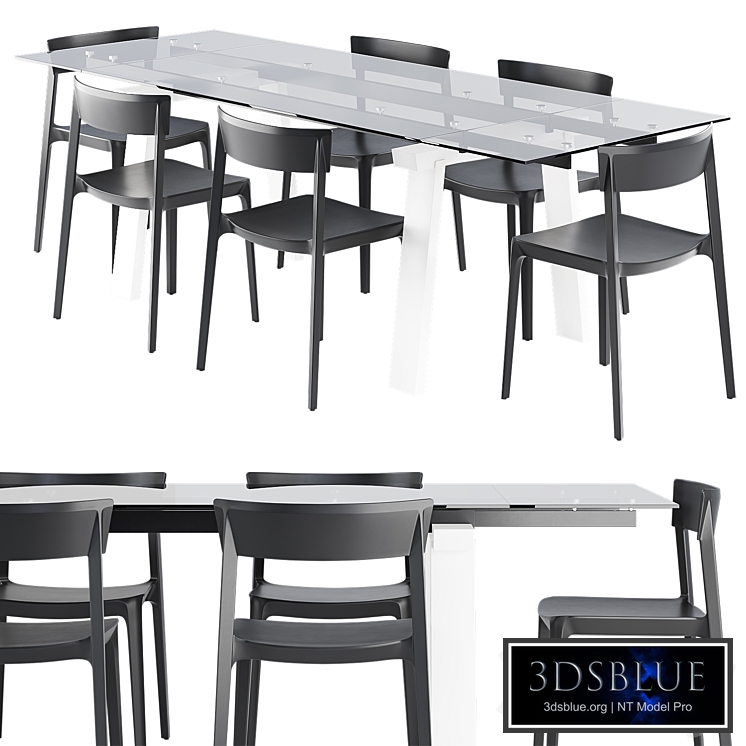 Levante table + Skin chair