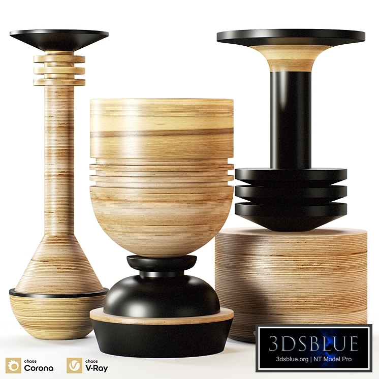 Set of vases Tropical Noire Vessels 2