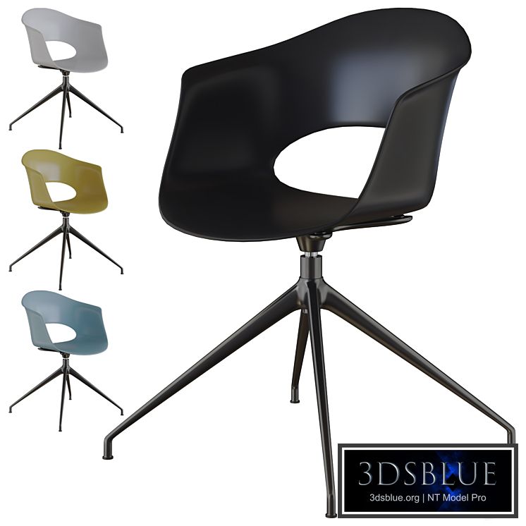 lady b revolving chair by scab design