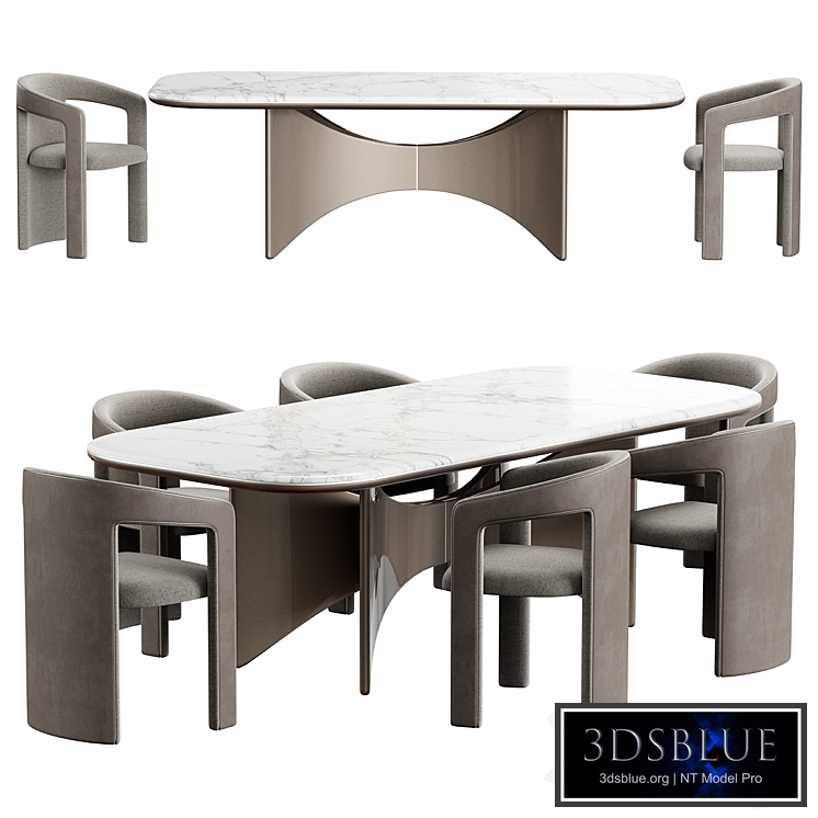 Chair Holt Konyshev Turri Blues Table