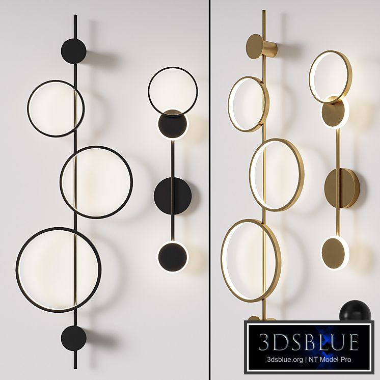 Set of LED wall sconces_1