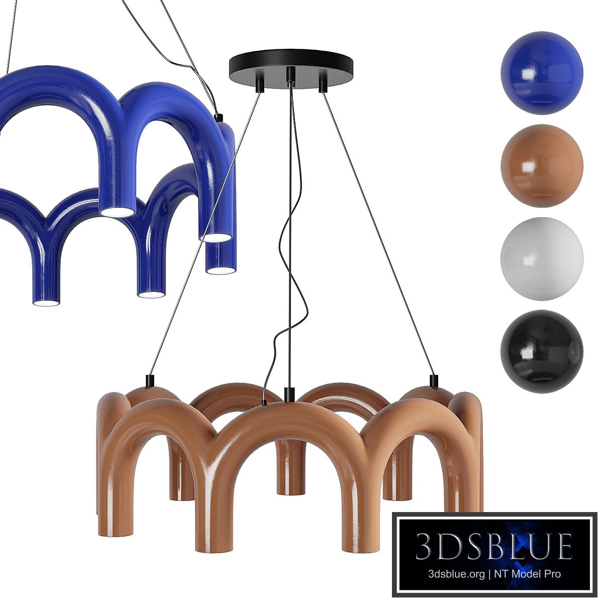 Oblure Arch Circle LED Chandelier