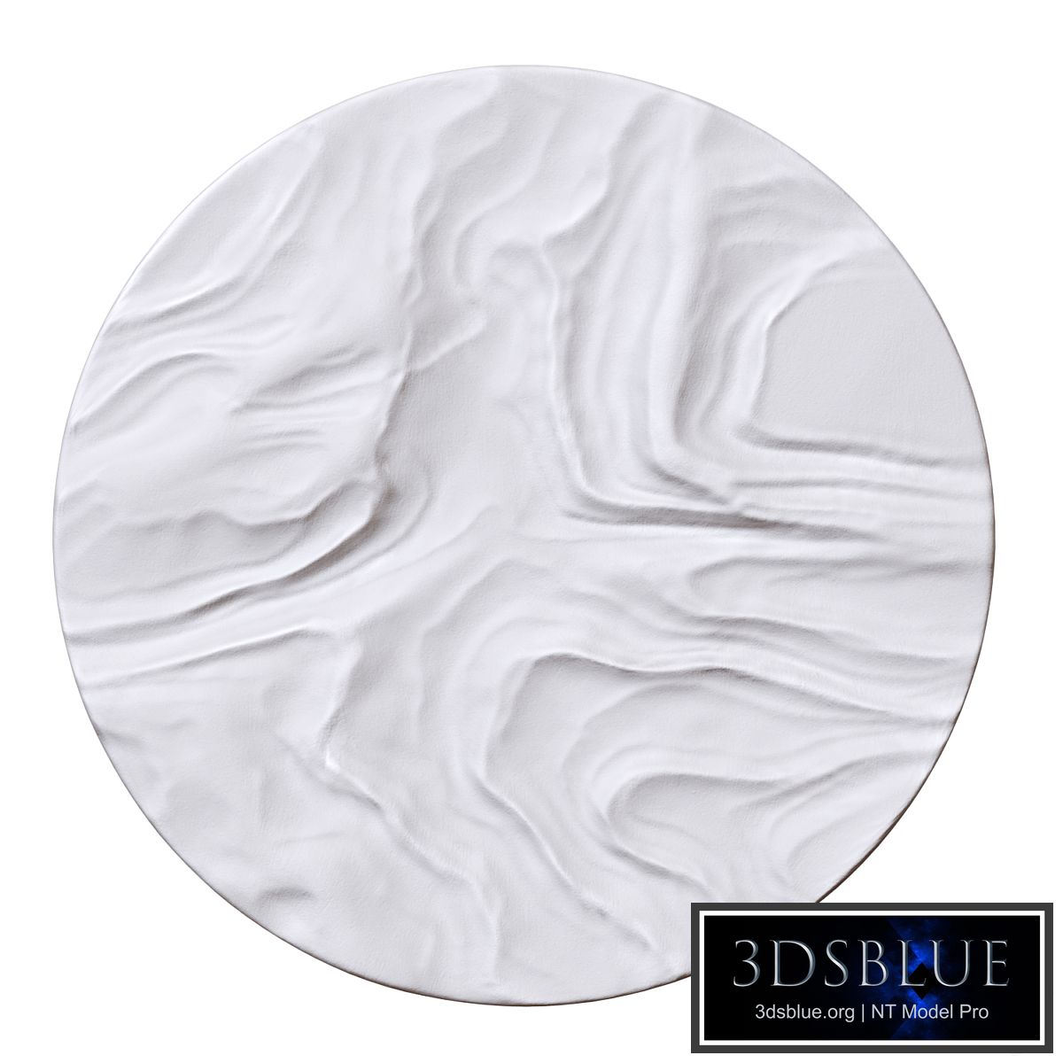 Round abstract panel