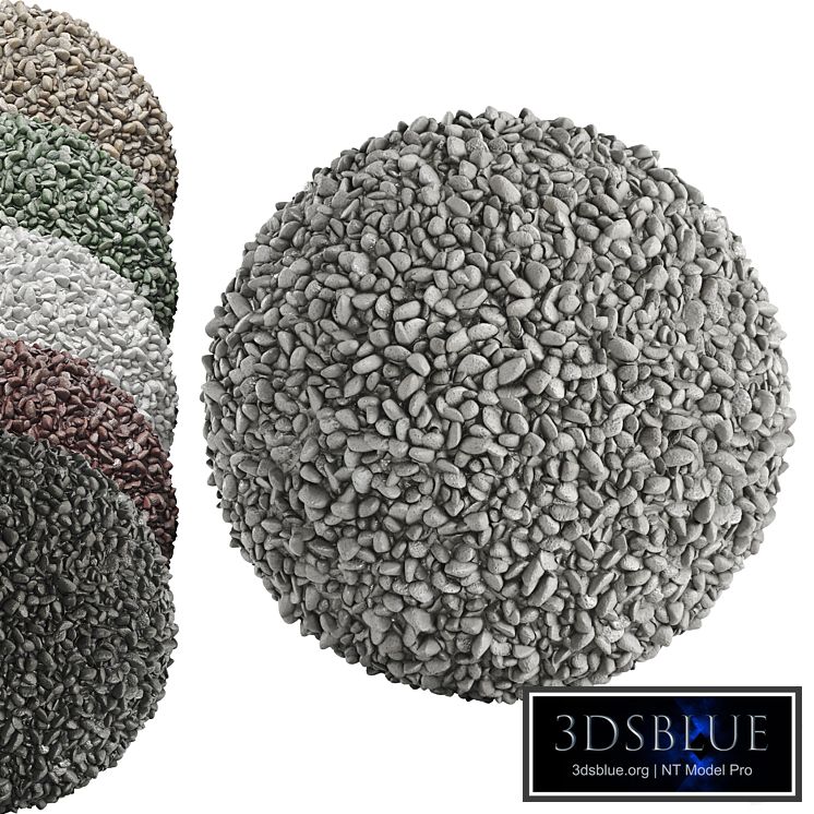 PBR Gravel 02 | 4k | PNG | Seamless | +SBSAR