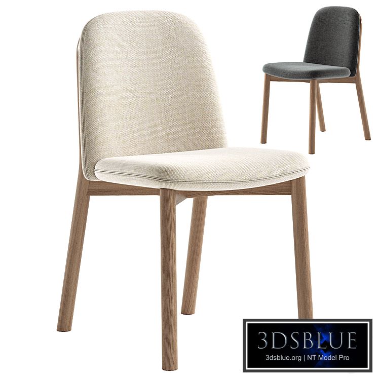 Julie upholstered ash wood chair