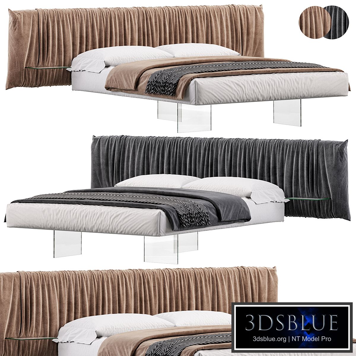 Air Replis Bed by Lago