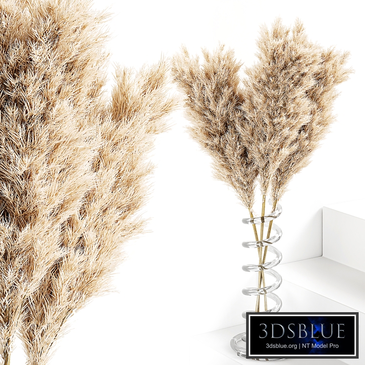 Floor vase with dried flowers from Pinterest