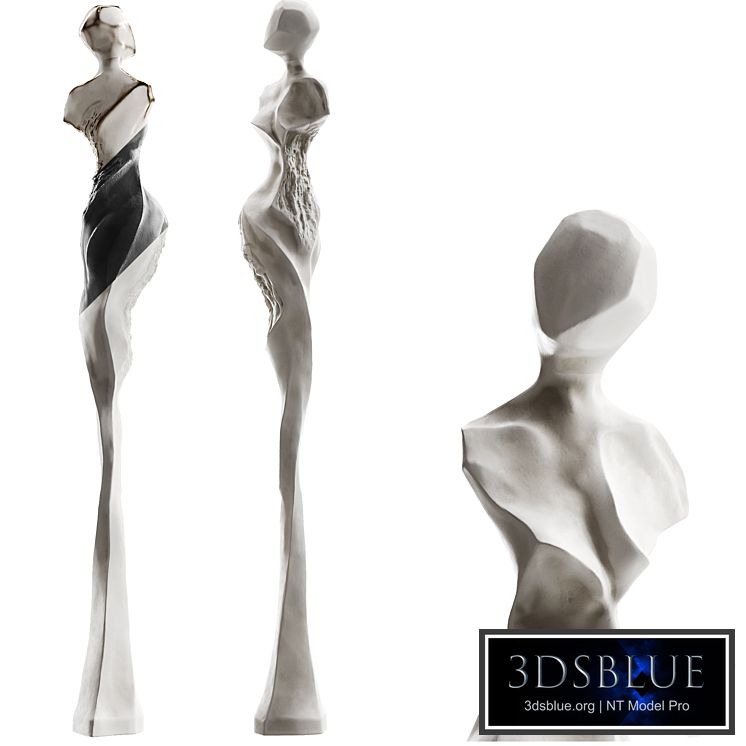 Sculpture Abstract human 02