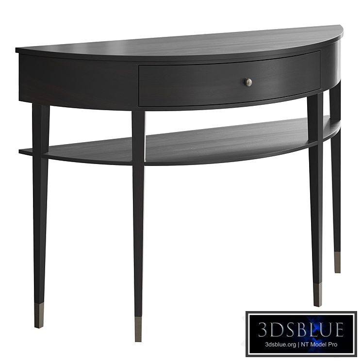 Black Neoclassical Console Malle