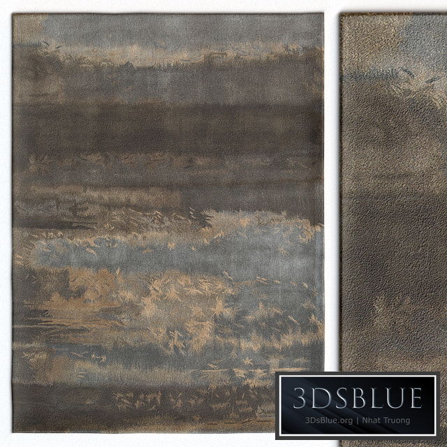 Rug Calvin Klein Home Luster Wash Chrome Rug