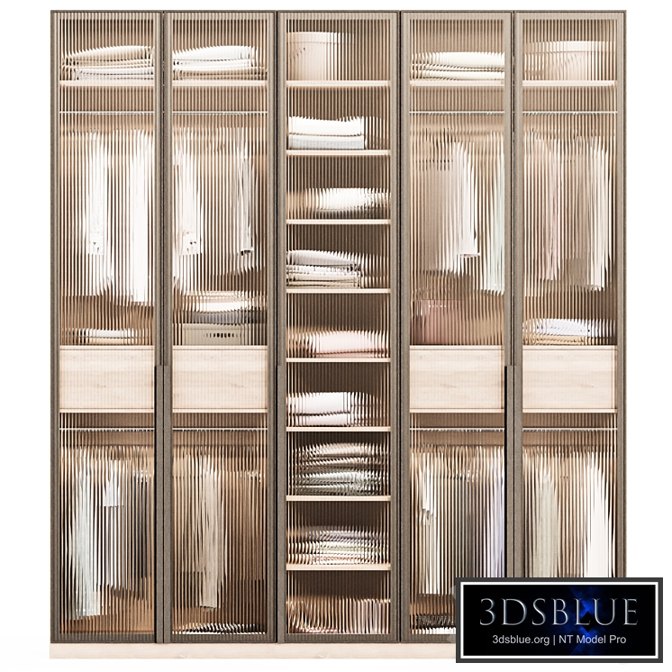 Wardrobe wardrobe with decor