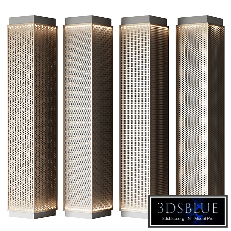 Metal columns with perforation No. 3