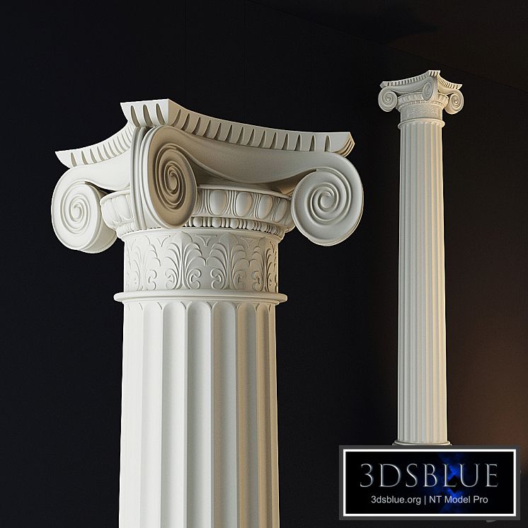 The Ionic column capital