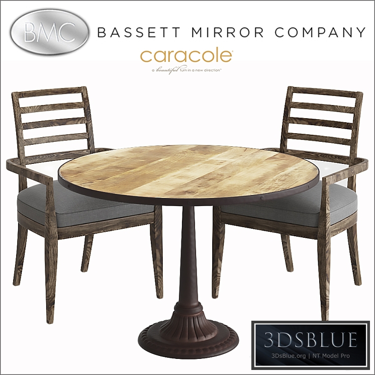 Bassett Mirror Thoroughly Modern Courtland Dining Table
