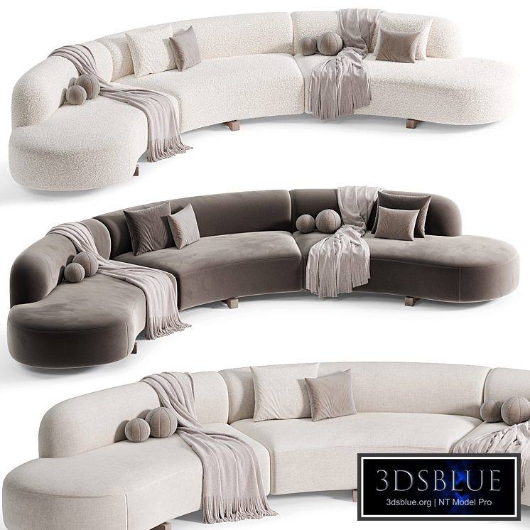 LOLA Sofa Vao Curved Sofa 02 By Artipieces