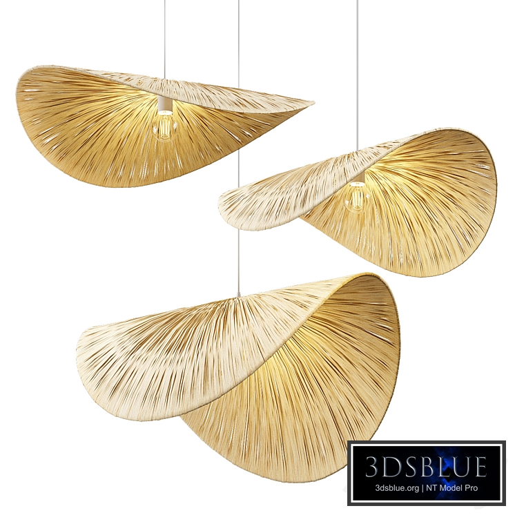 POPPY RAFFIA LAMP SHADE