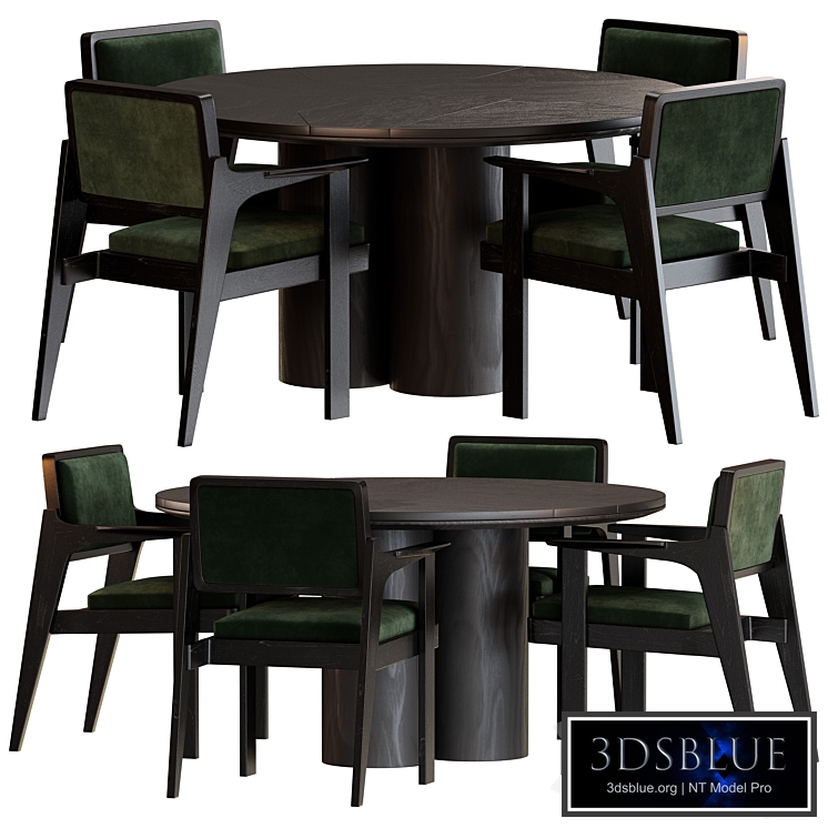 Okha Toro and Proxima Table dining chair