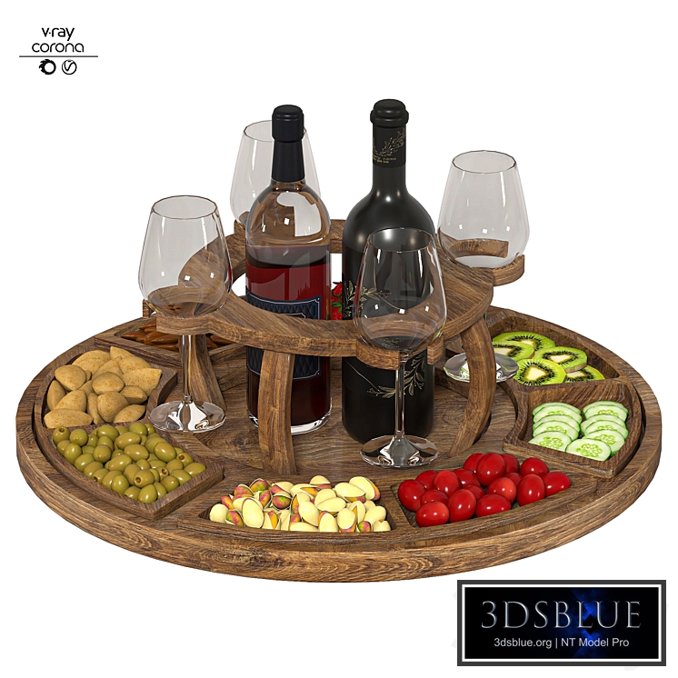 Kitchen set (fruit and nuts)