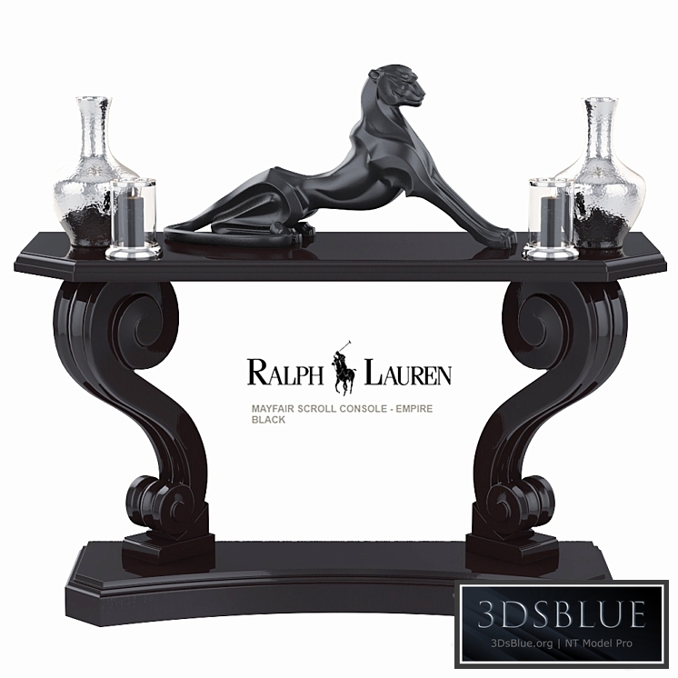 Ralph Lauren mayfair scroll console Eichholtz Cheetah