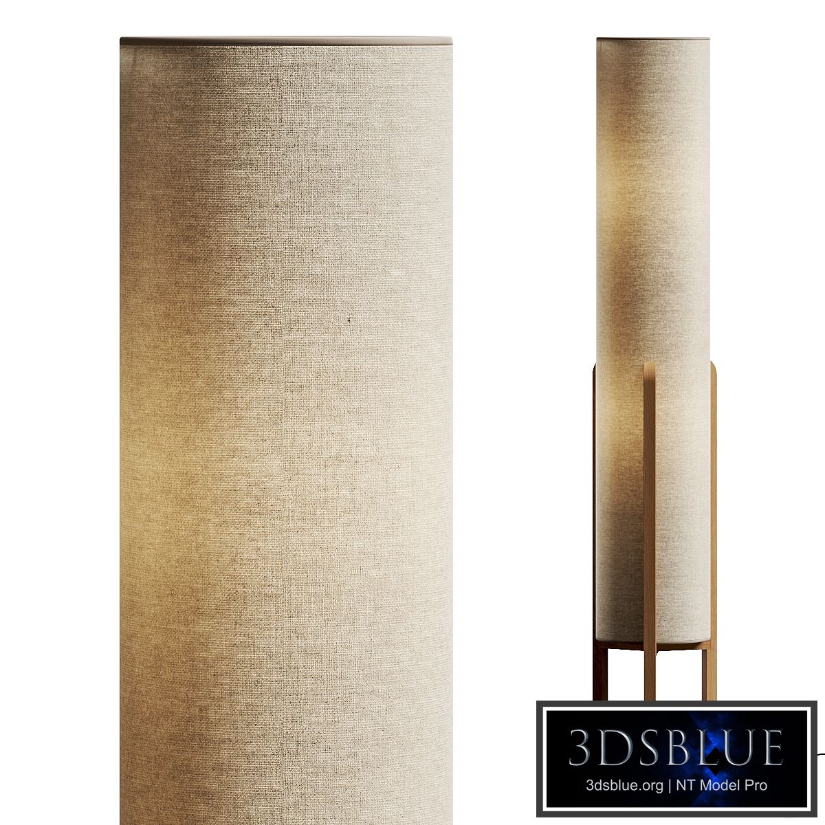 Habitat Arbaa Woven Column Floor Lamp