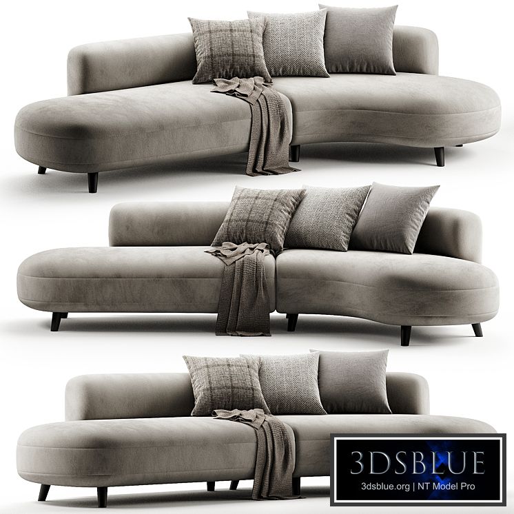 Polyester corner sofa
