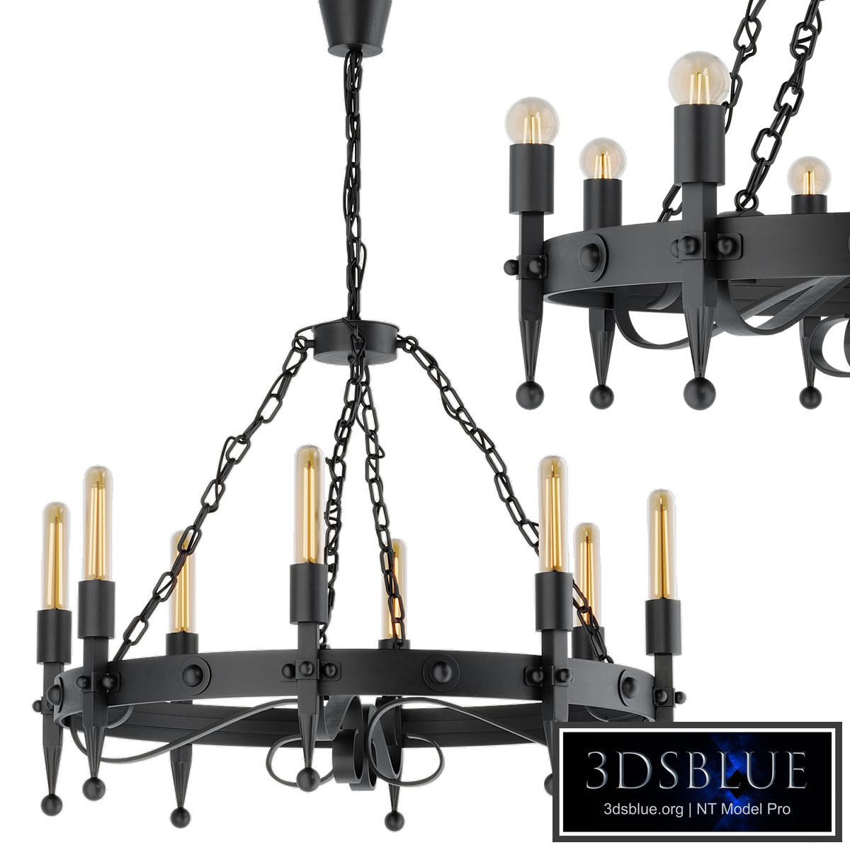 Chandelier Loft Industry - Camino