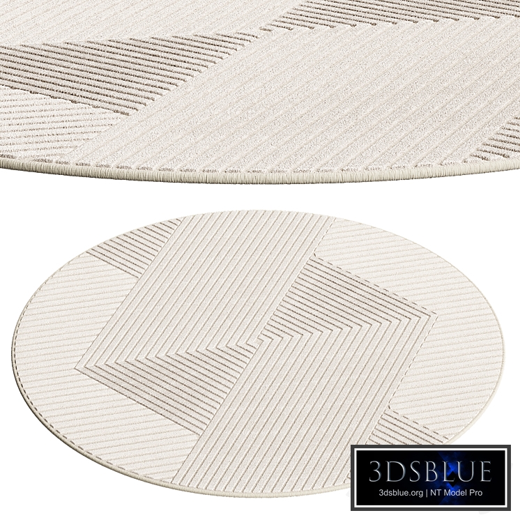 Round Rug Mars by Benuta