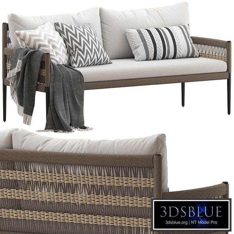 Coco Republic Ellisse Outdoor Sofa
