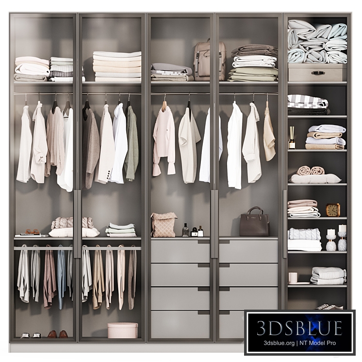 Wardrobe wardrobe clothes with doors