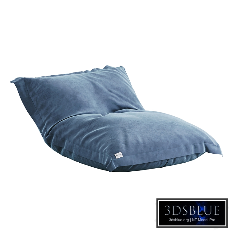 Frameless pouf pillow