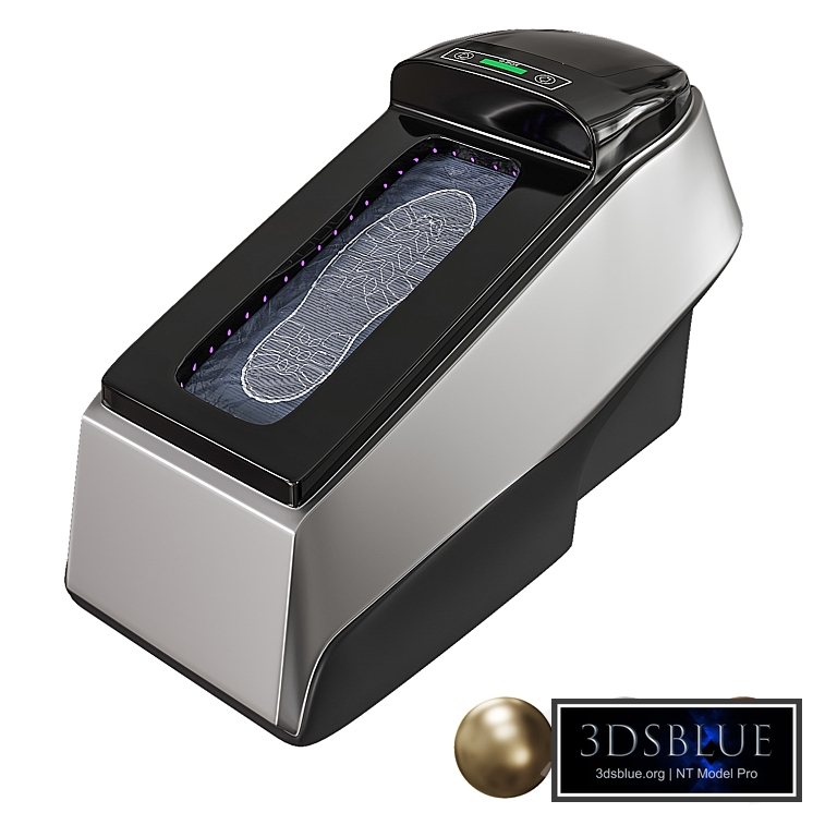 Device for putting on shoe covers Q-box