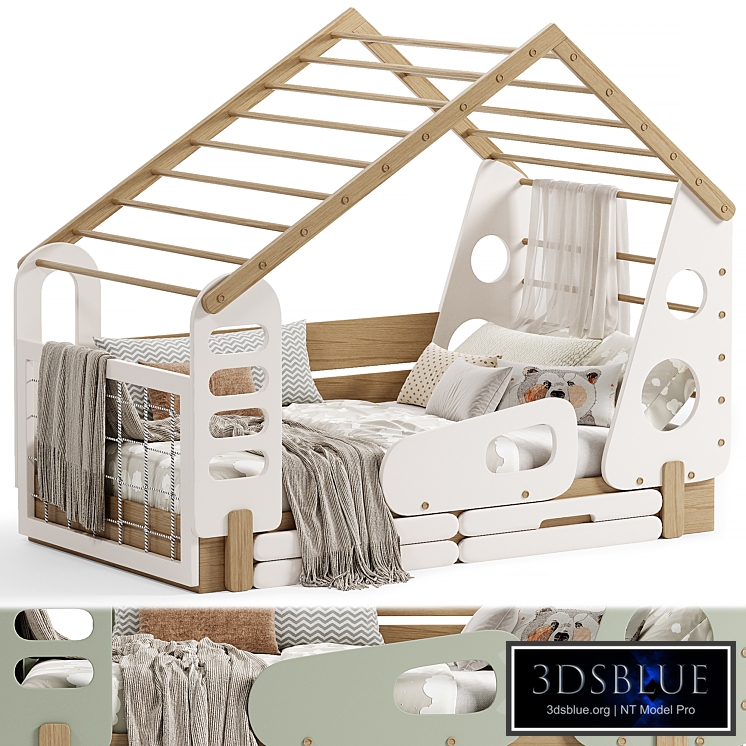 Kids Bed House sport By rozetka