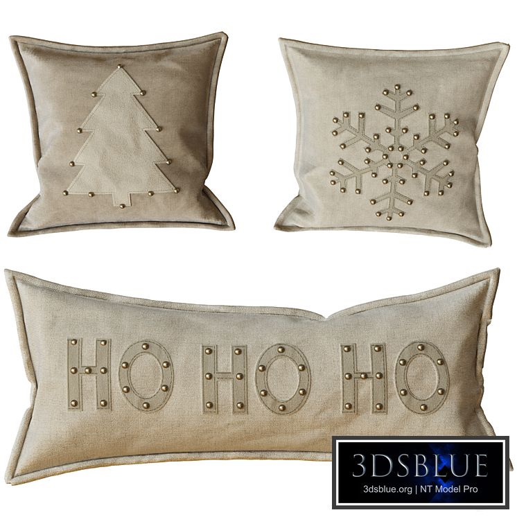 Decorative New Year's pillows