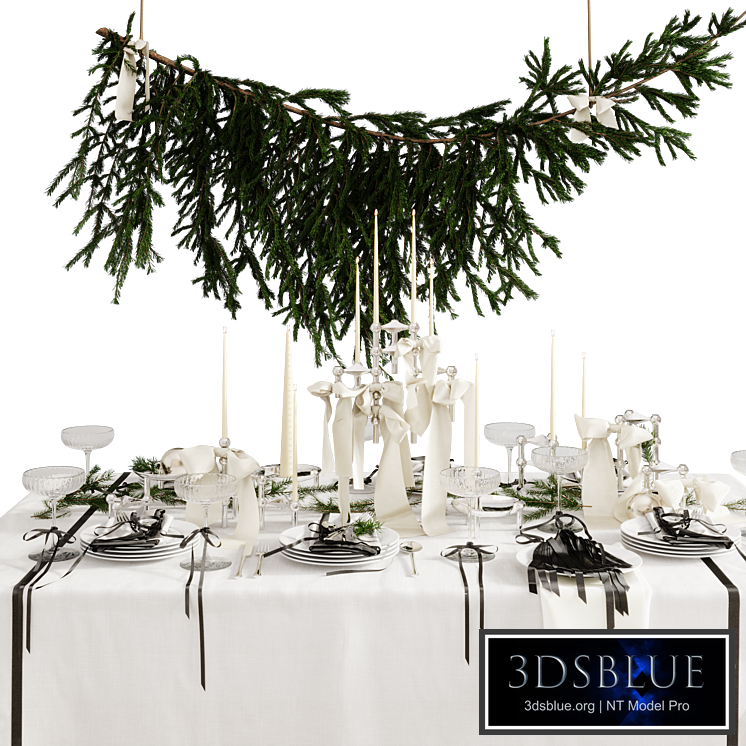 Christmas/New Year table setting