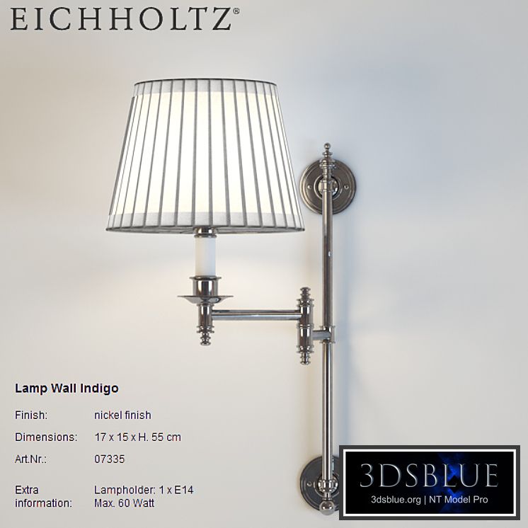 EICHHOLTZ / Indigo wall lamp