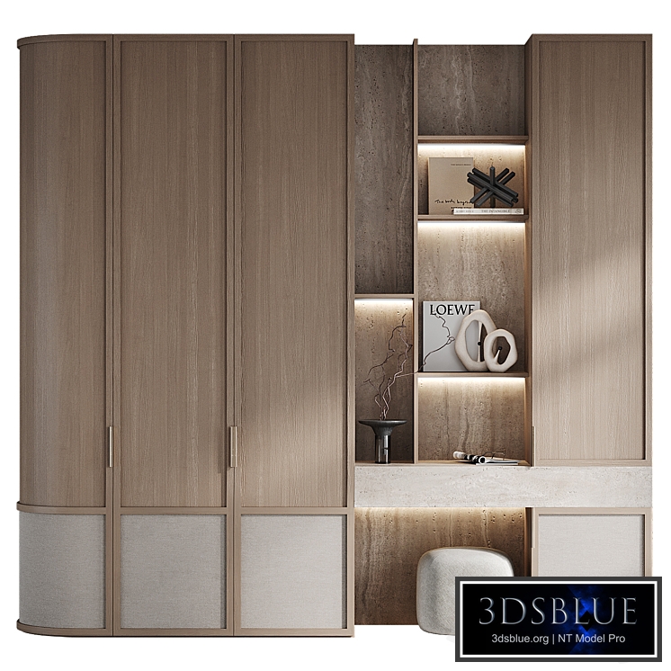 Wardrobe with Kushi decor