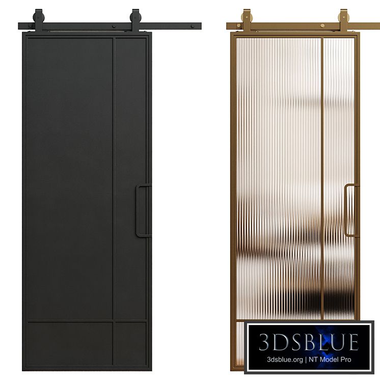 Interior door 214 - sliding door